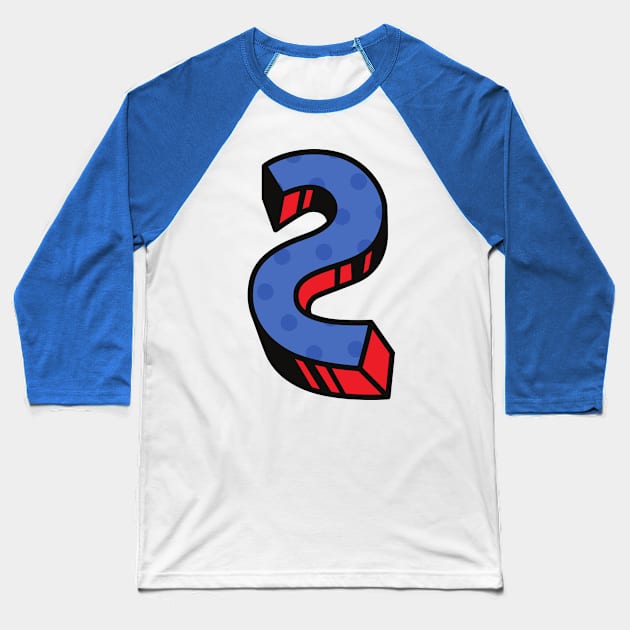 Backwards S Baseball T-Shirt by GMAT